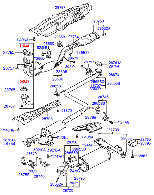 Hyundai 28658-34010 - Dəstək kol, stabilizator furqanavto.az