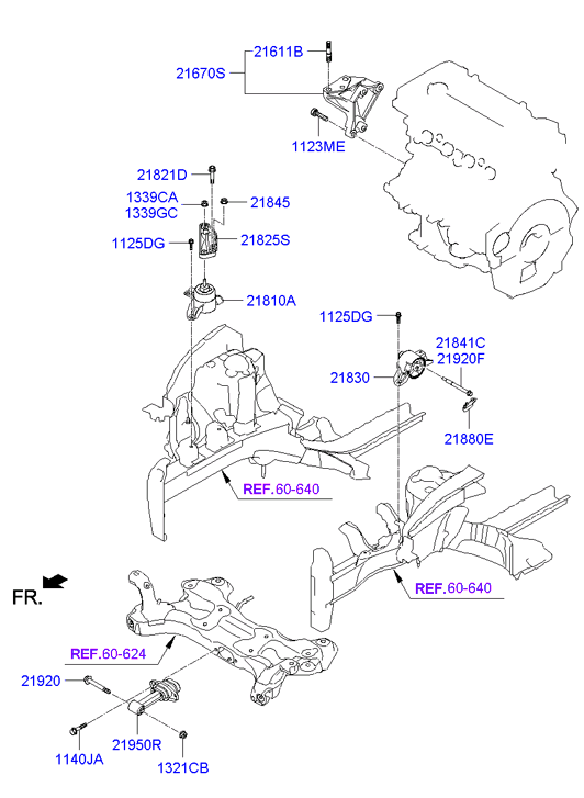 Hyundai 21830-A5000 - Montaj, mexaniki transmissiya furqanavto.az