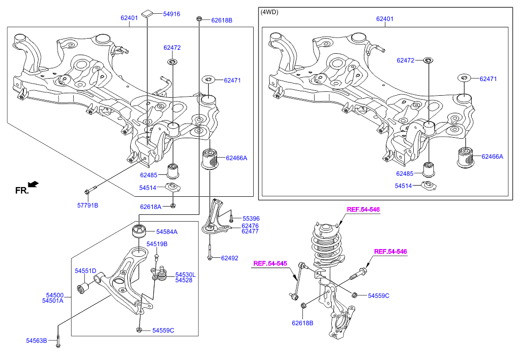 KIA 54501D7000 - Yolun idarəedici qolu furqanavto.az