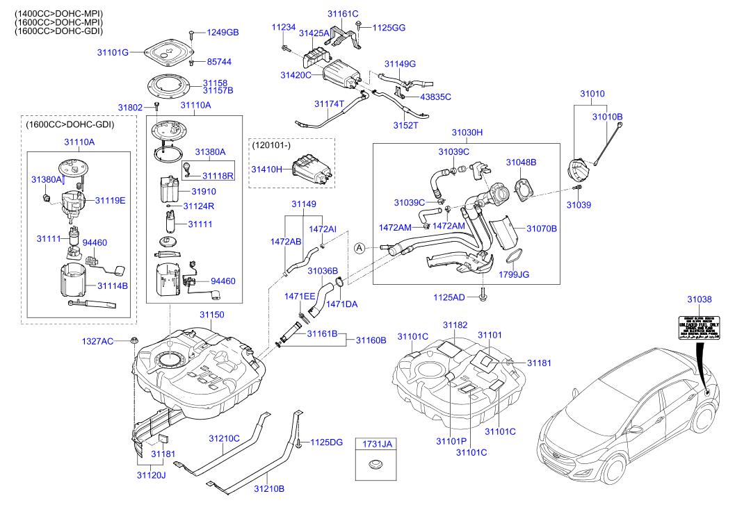 Hyundai 31110-A6900 - Yanacaq filtri furqanavto.az