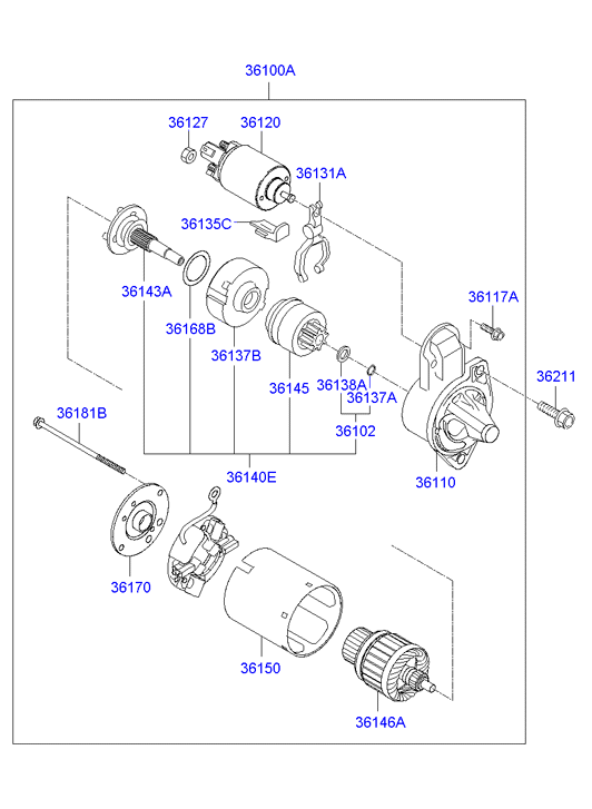 NISSAN 361002A300 - Başlanğıc furqanavto.az