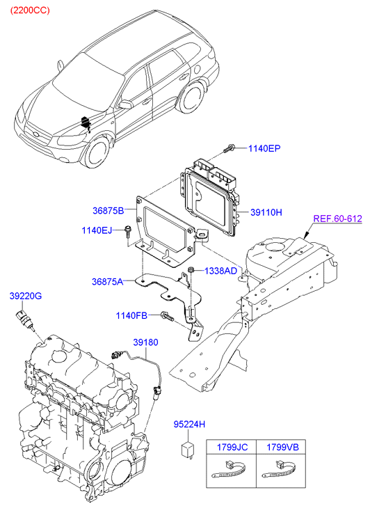 Hyundai 39220-38030 - Sensor, soyuducu suyun temperaturu furqanavto.az