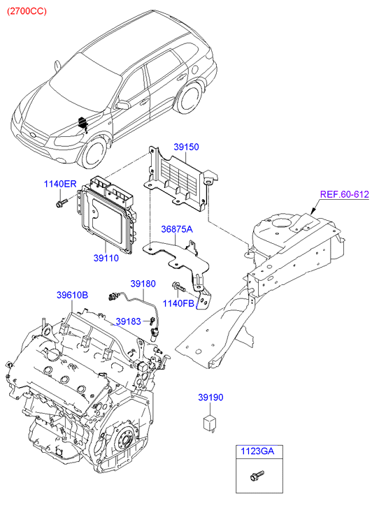 Hyundai 3918027800 - Sensor, krank mili nəbzi furqanavto.az