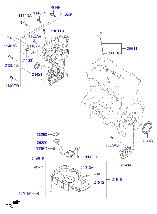 KIA 214432E100 - Vil möhürü, krank mili furqanavto.az