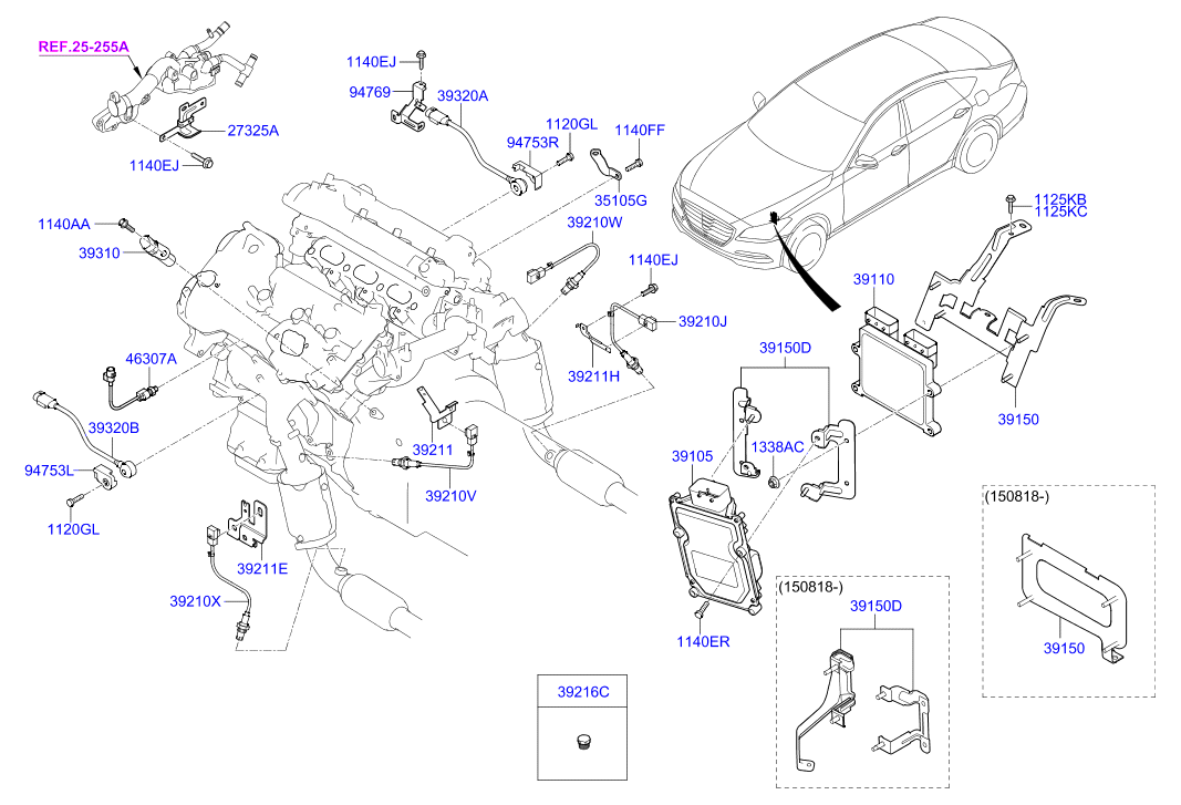 Hyundai 39210-3C530 - Lambda Sensoru furqanavto.az