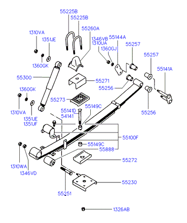 KIA 55310-4A500 - Amortizator furqanavto.az