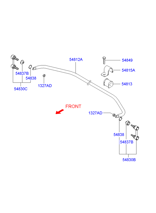 Buessing 54830-25010 - Çubuq / Strut, stabilizator furqanavto.az