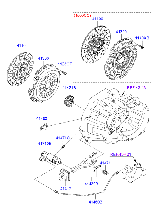 KIA 41100-23035 - Debriyaj diski furqanavto.az