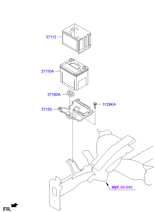 Hyundai 371102E000 - Başlanğıc batareyası furqanavto.az