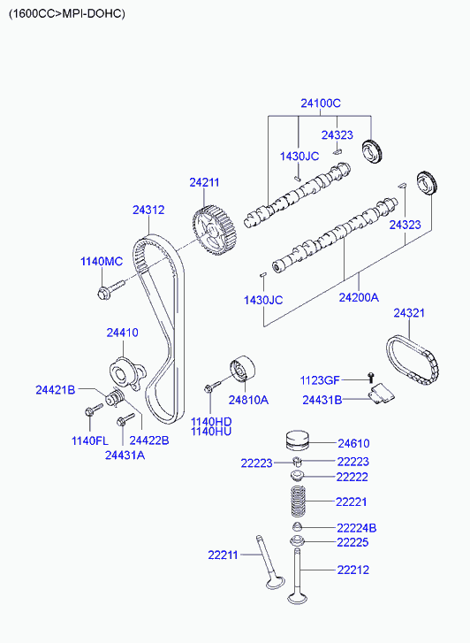 KIA 2221126600 - Giriş klapan furqanavto.az