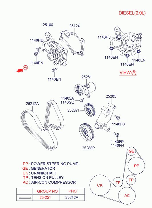 Mitsubishi 25100-26902 - Su nasosu furqanavto.az