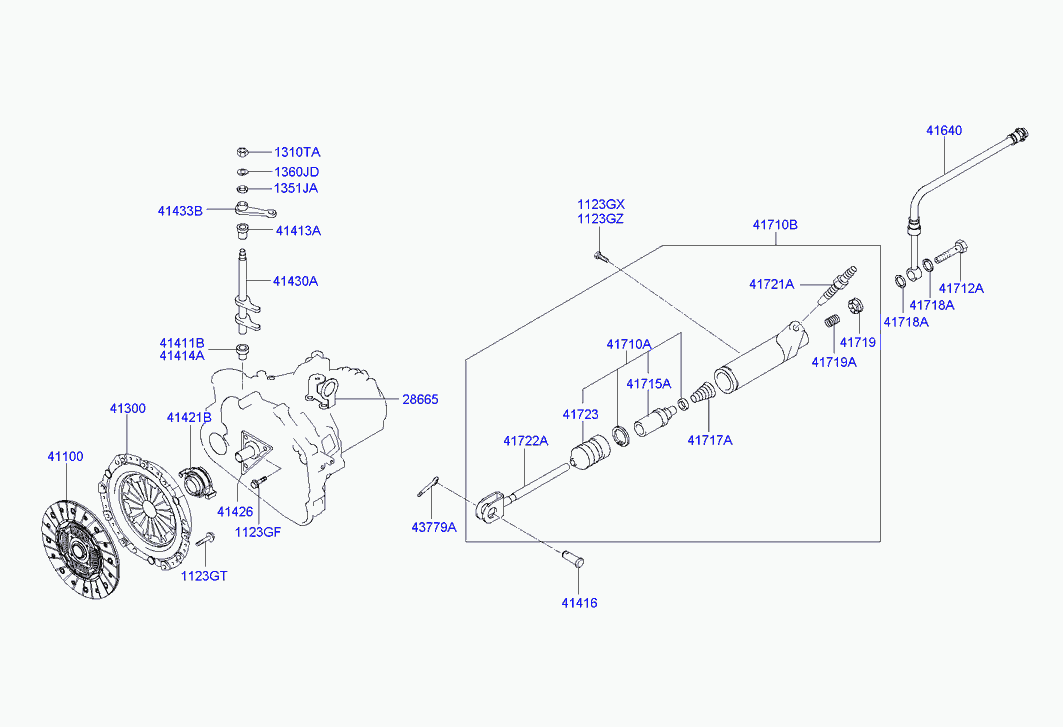 Hyundai 41300-28050 - Debriyaj təzyiq lövhəsi furqanavto.az