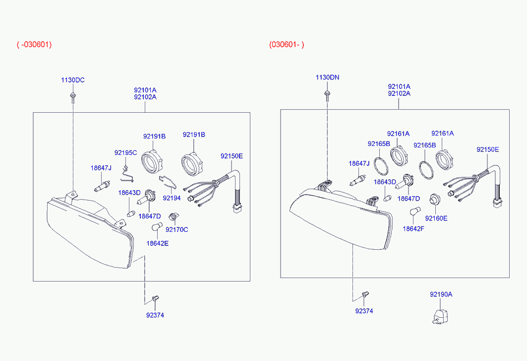 Hyundai 1864755009 - Lampa, döngə işığı furqanavto.az