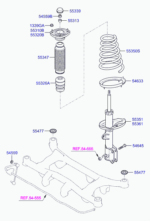 KIA 55351-2E202 - Amortizator furqanavto.az