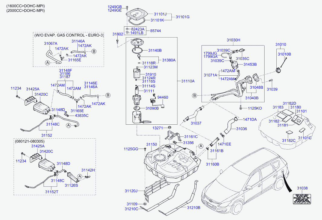 KIA 311521H000 - Yanacaq filtri furqanavto.az