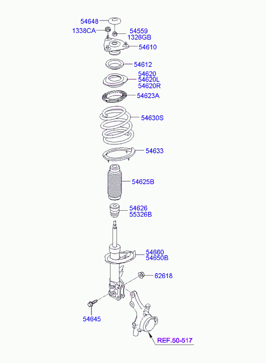 Hyundai 54661-2L101 - Amortizator furqanavto.az