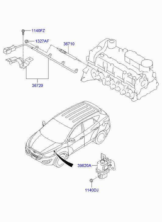 KIA 36710-2F101 - İşıqlandırma şamı www.furqanavto.az