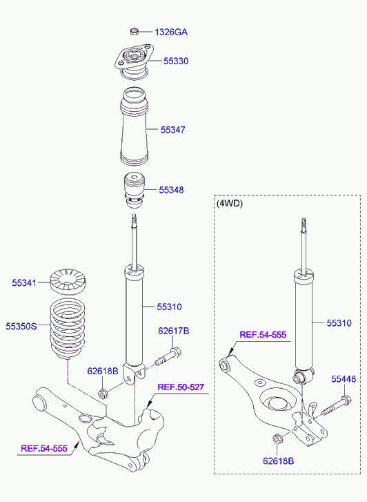 Hyundai 55311-2Y900 - Amortizator furqanavto.az