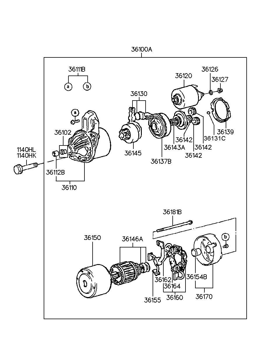 Mitsubishi 3610032630 - Başlanğıc furqanavto.az