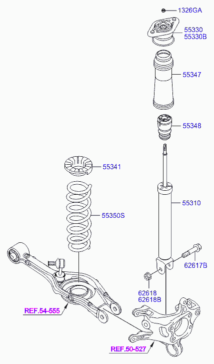 KIA 55311-3Z510 - Amortizator furqanavto.az