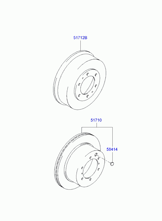 KIA 52710H1000 - Əyləc Diski furqanavto.az