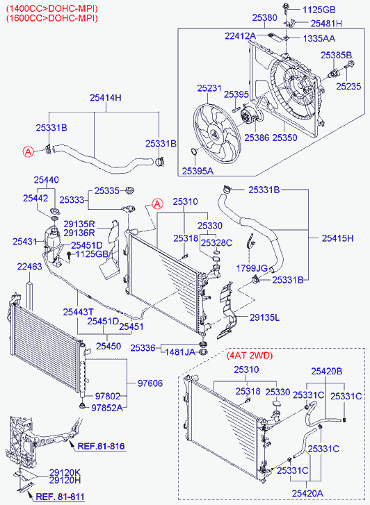 Hyundai 25330-1H100 - Sızdırmazlıq qapağı, soyuducu çəni www.furqanavto.az