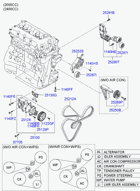 Hyundai 25100-27400 - Su nasosu furqanavto.az