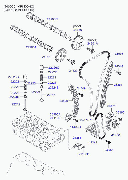 Hyundai 2221227001 - Çıxış klapan furqanavto.az