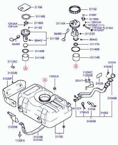 KIA 31119-02000 - Yanacaq nasosu furqanavto.az