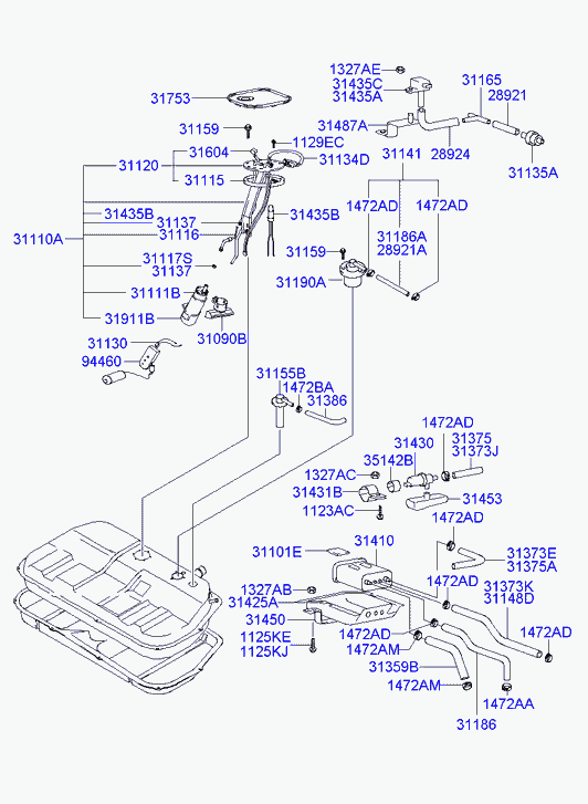 Hyundai 3191138204 - YANACAQ FİLTERİ furqanavto.az