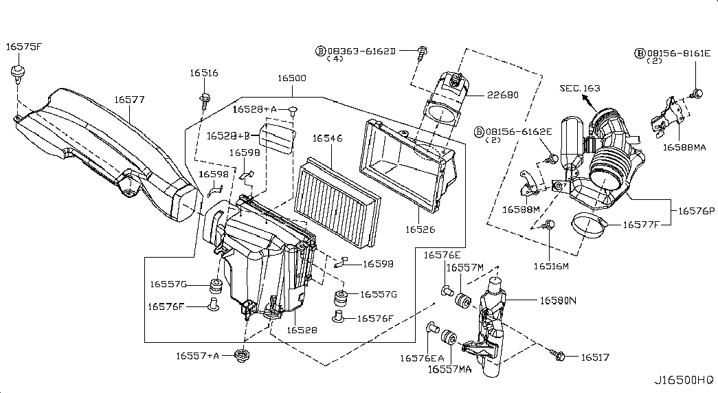 NISSAN 22680-AR200 - Hava Kütləsi Sensoru furqanavto.az