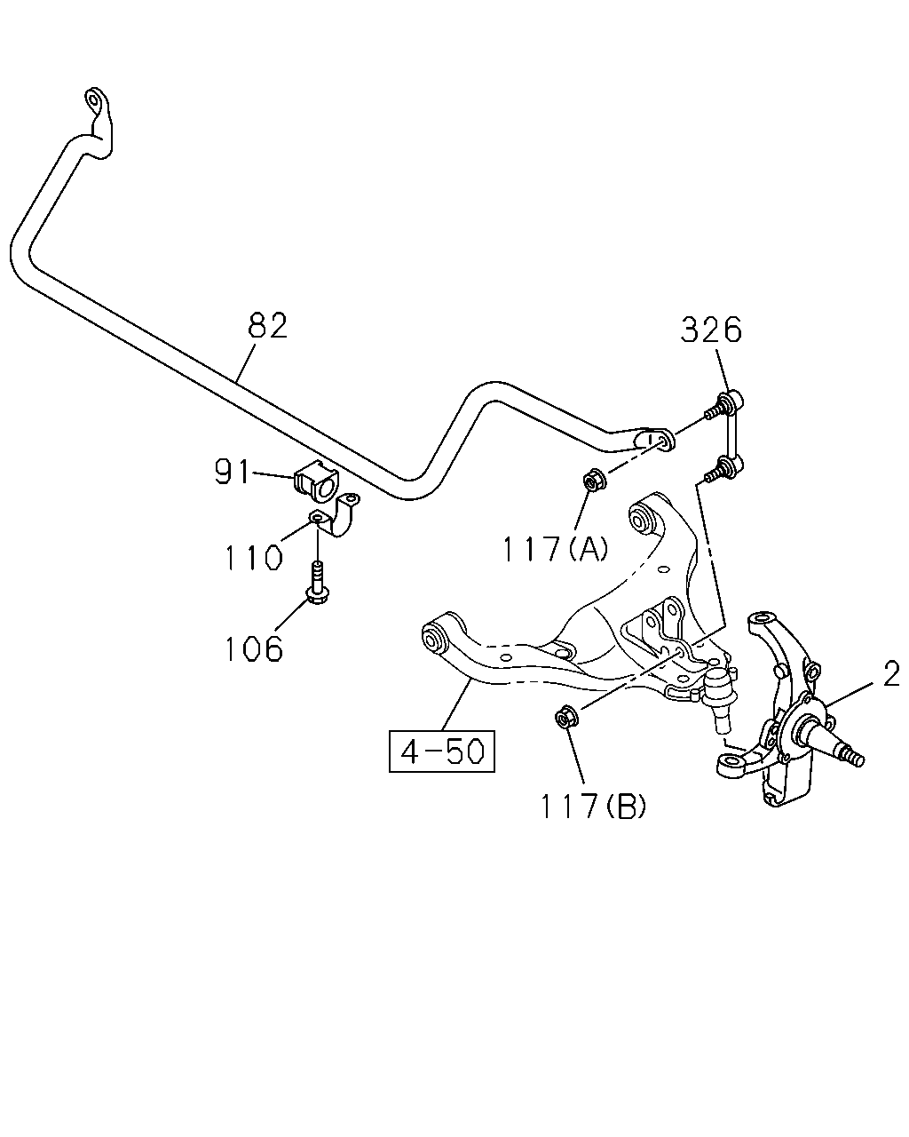 ISUZU 8-97944-568-0 - Çubuq / Strut, stabilizator furqanavto.az