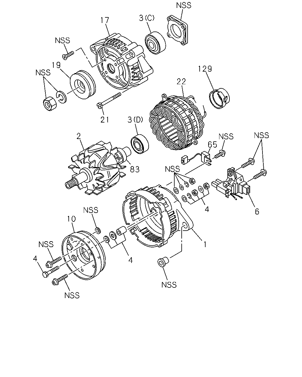 ISUZU 8-97032-306-0 - Rotor, alternator furqanavto.az