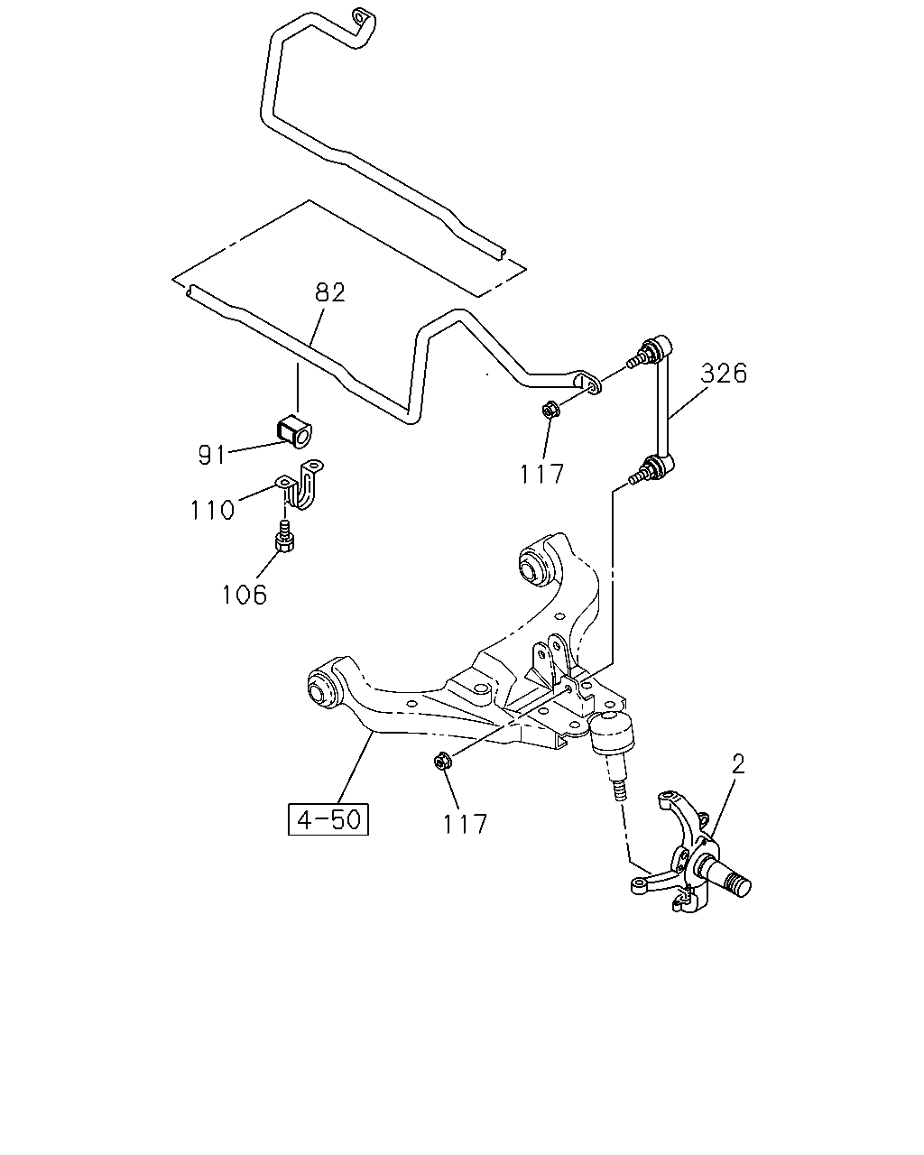 Hyundai 8-97944-569-0 - Çubuq / Strut, stabilizator furqanavto.az