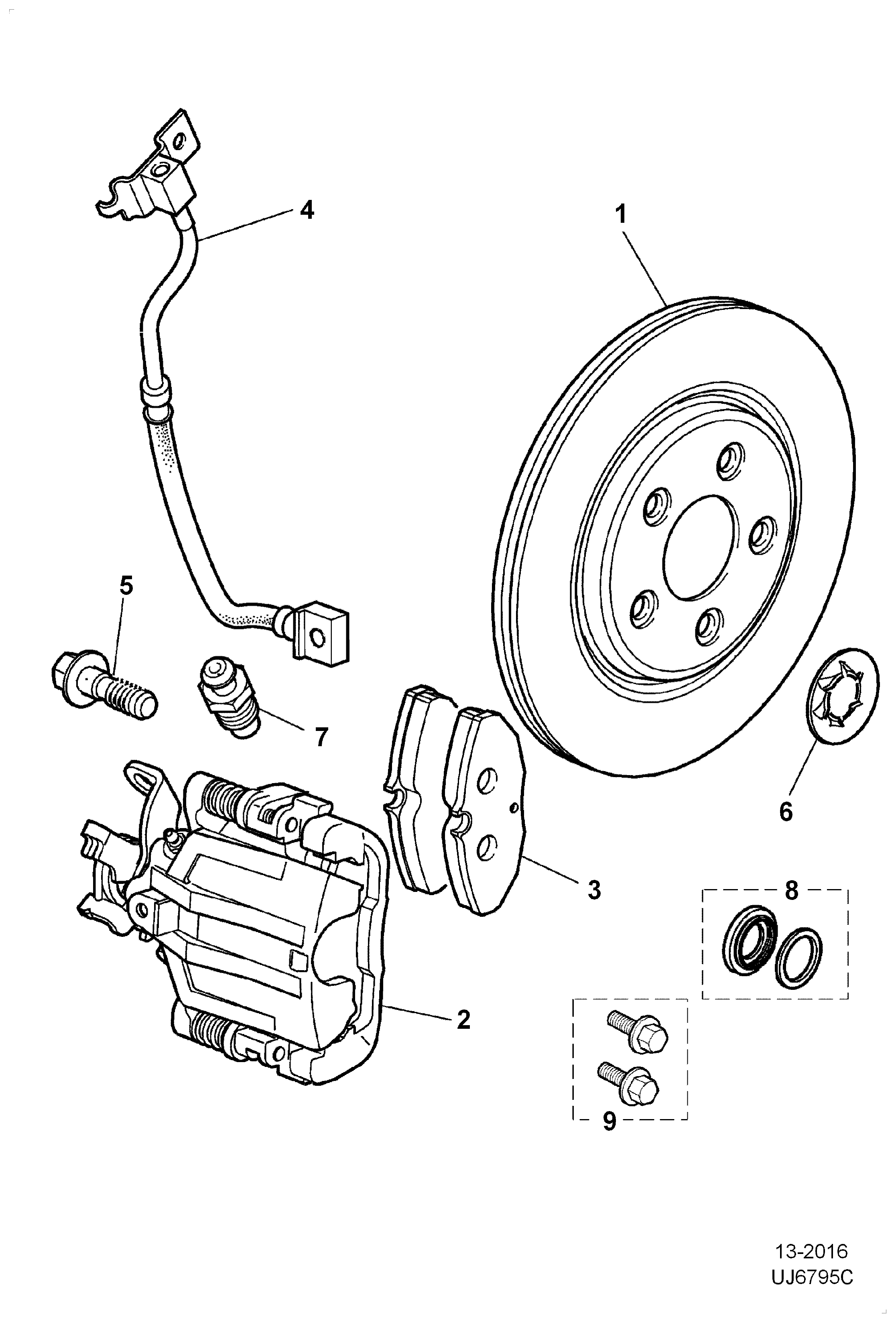 Jaguar XR810515 - Sealing kit furqanavto.az