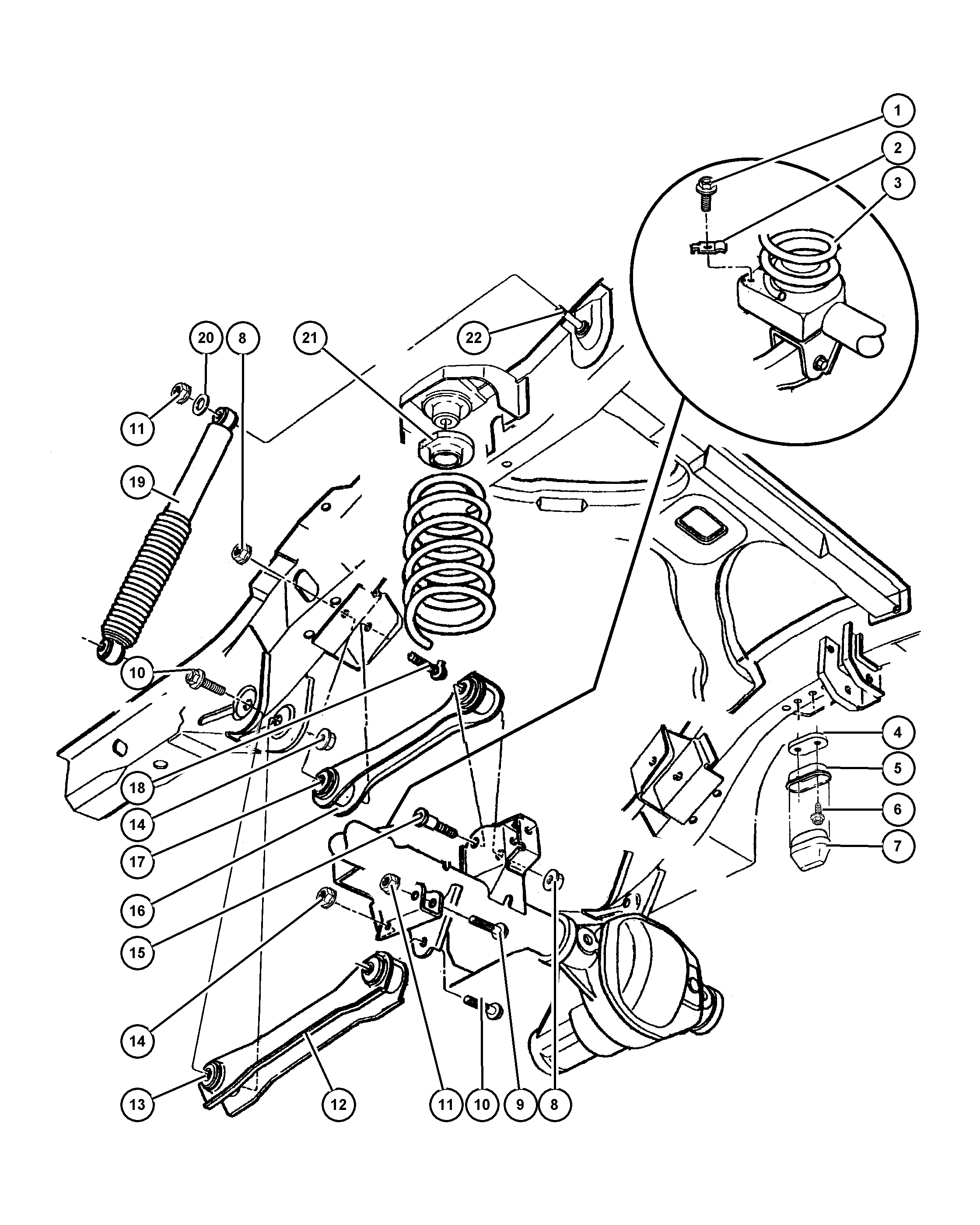 Jeep 5208 7709 - Nəzarət Kolu / Arxa Qol furqanavto.az