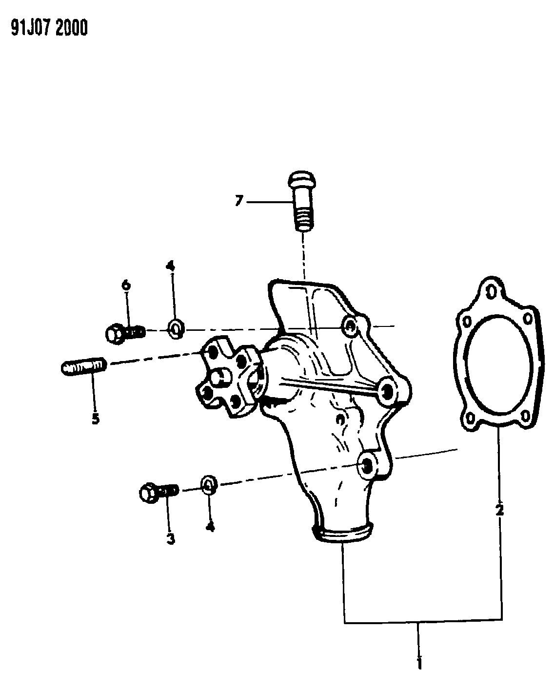 Chrysler 4626 054 - Su nasosu furqanavto.az