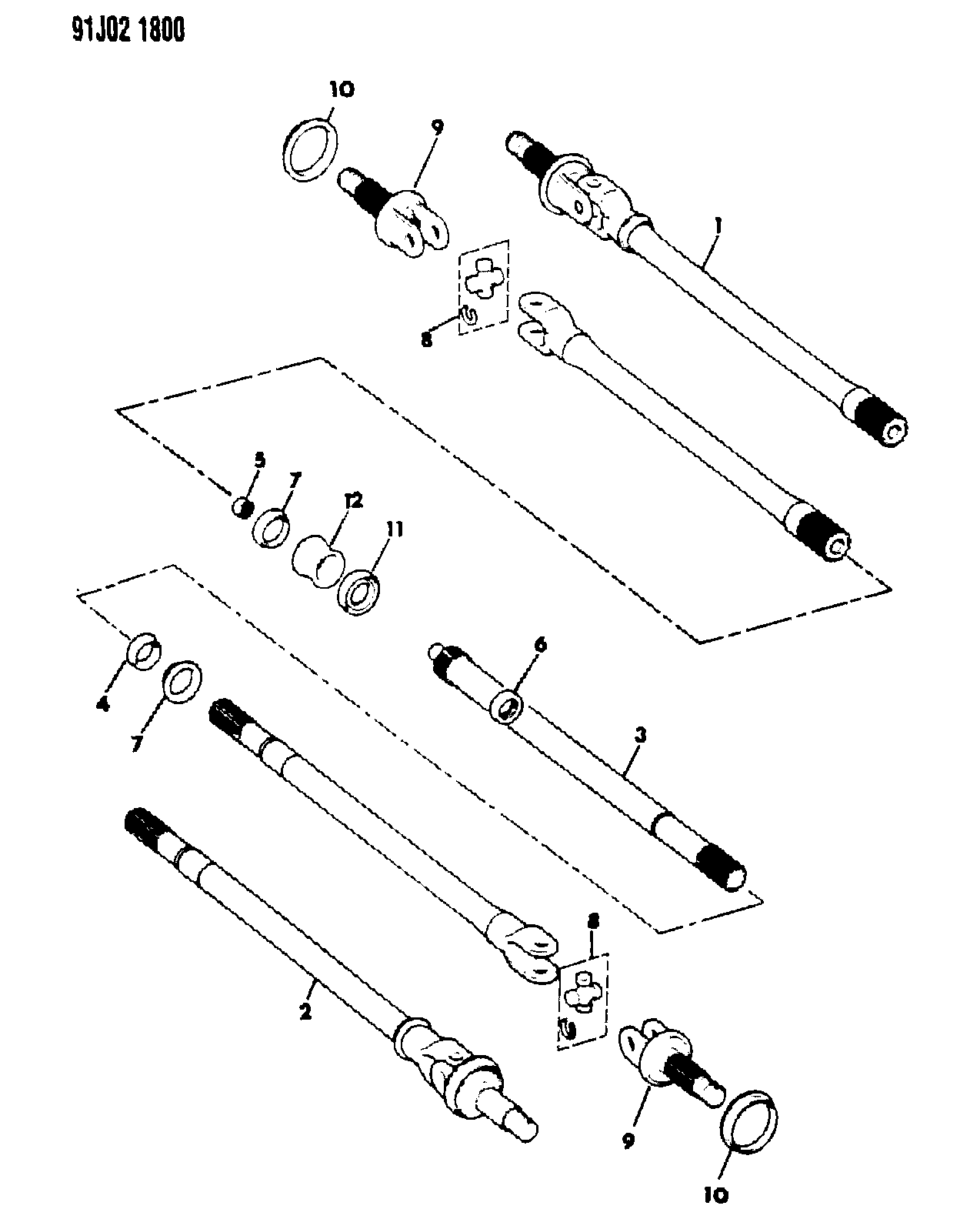 Chrysler J812 6637 - Elastik disk, dayaq valının birləşməsi furqanavto.az