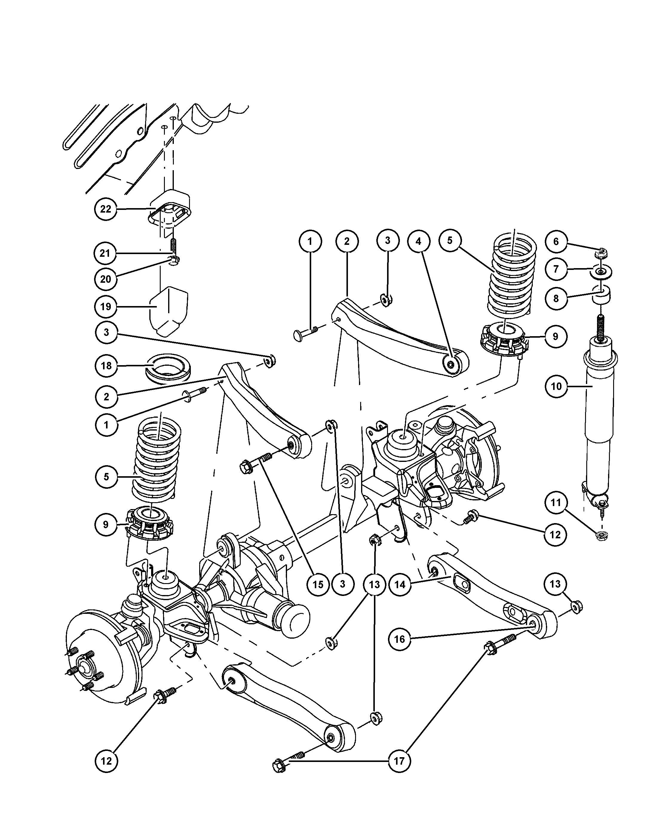 Chrysler 52080 306AB - ARM CONTROL, LOWER   WITH BUSHING furqanavto.az