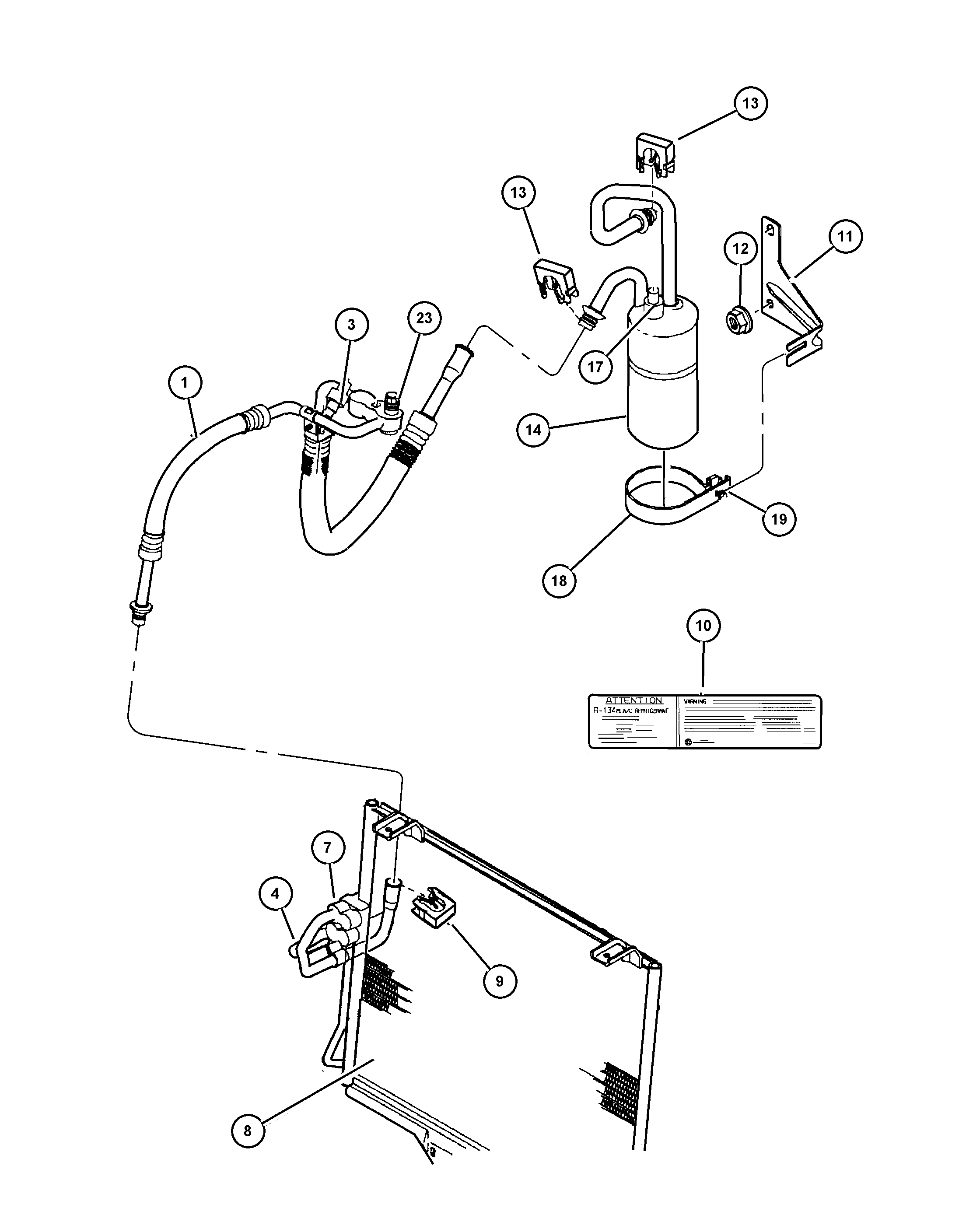 Chrysler 55037 618AF - Kondenser, kondisioner furqanavto.az