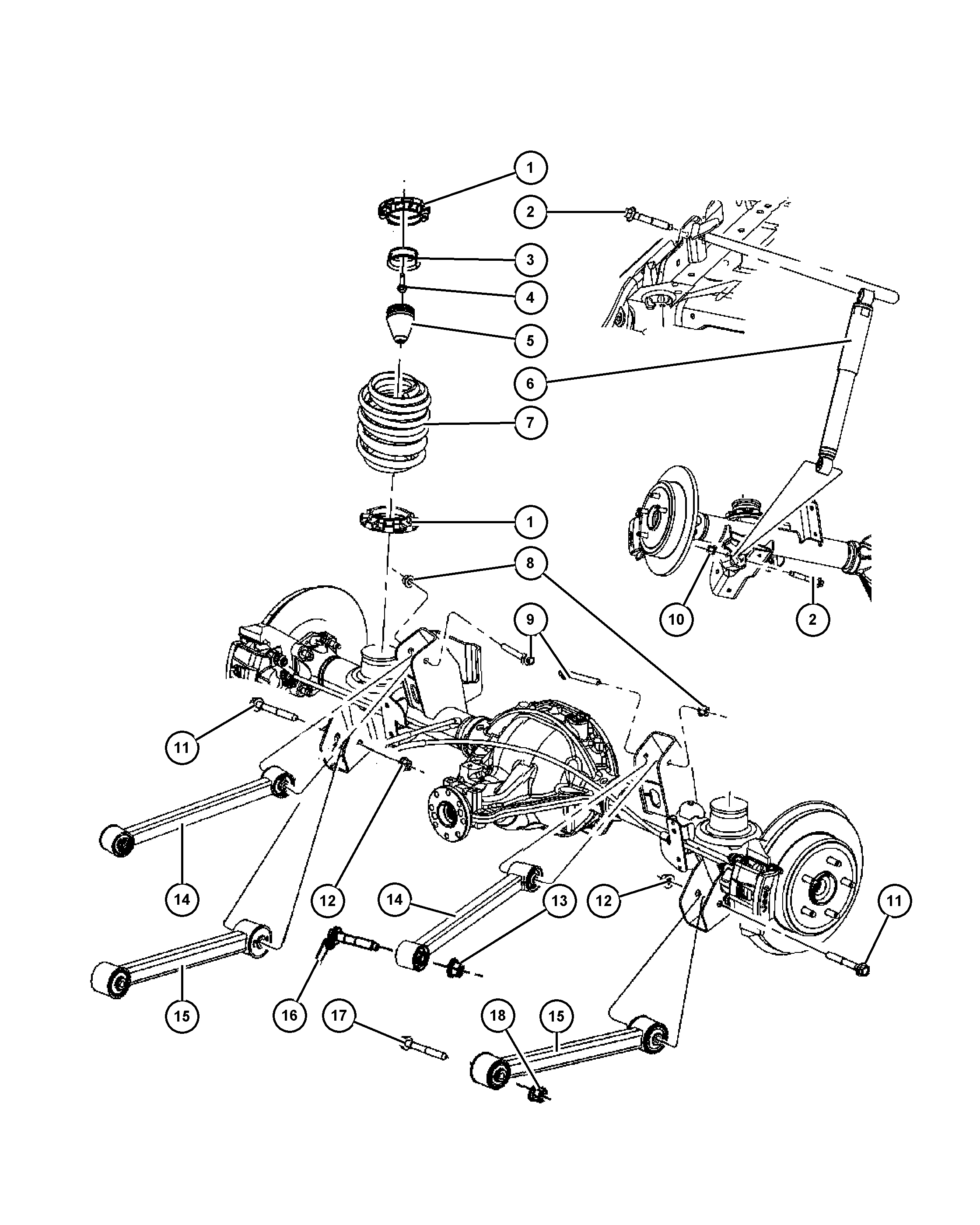 Chrysler 52089 630AC - Nəzarət Kolu / Arxa Qol furqanavto.az