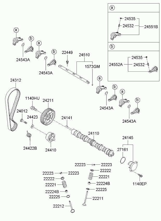 KIA 24312 02701 - Vaxt kəməri furqanavto.az