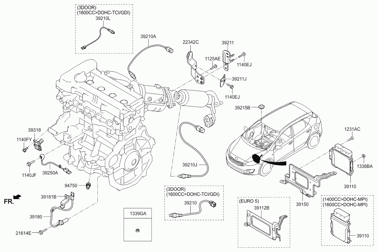 KIA 39210 2B320 - Lambda Sensoru furqanavto.az