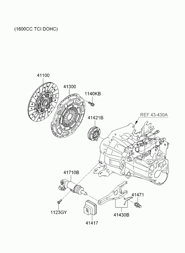 KIA 41100-23580 - Debriyaj diski furqanavto.az