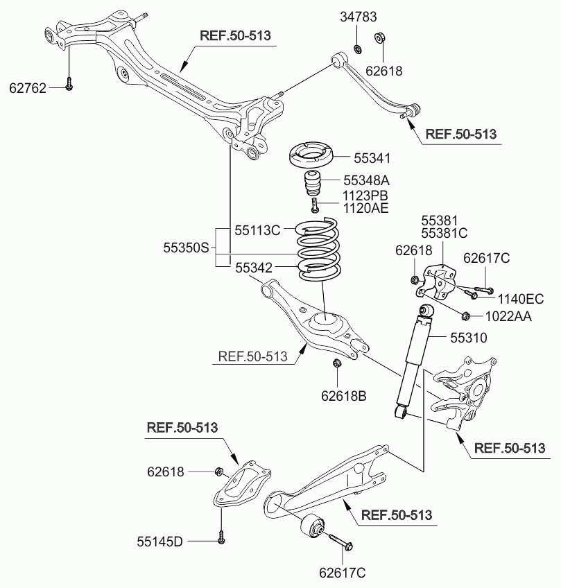 KIA 55310-4D401 - Amortizator furqanavto.az