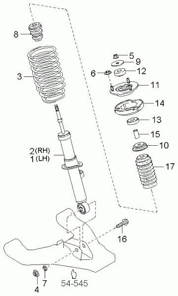 KIA 54602-3E100 - Rezin tampon, asma furqanavto.az