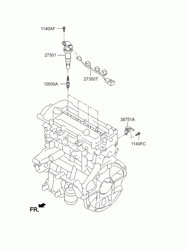 KIA 2730103200 - Alovlanma bobini furqanavto.az