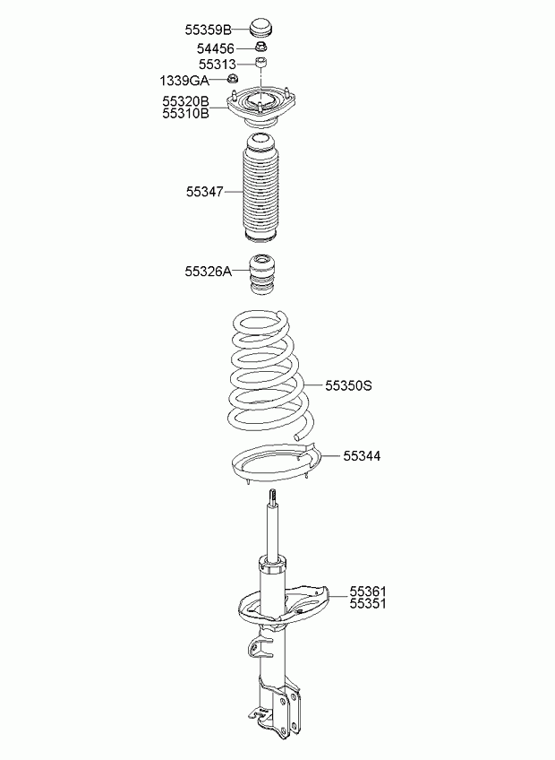 KIA 55361-0Z001 - Amortizator furqanavto.az