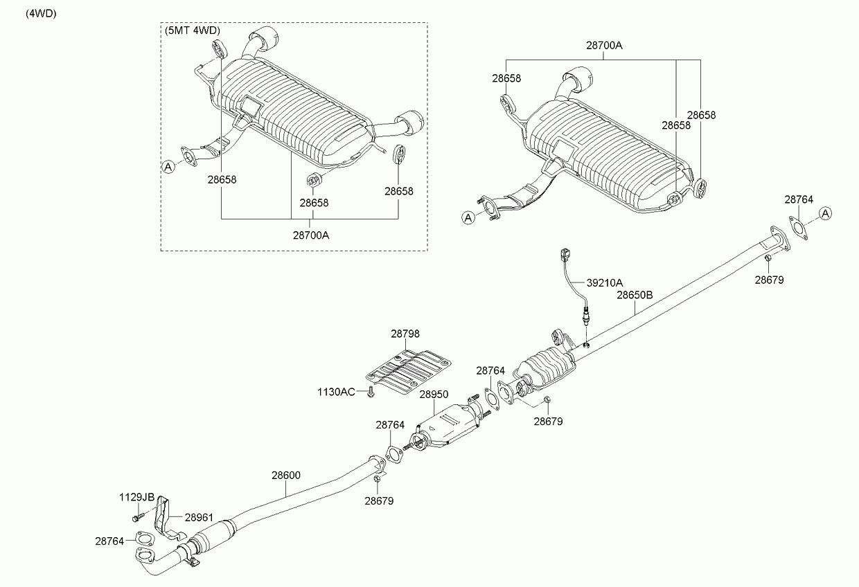 Mitsubishi 286582E000 - Dəstək kol, stabilizator furqanavto.az