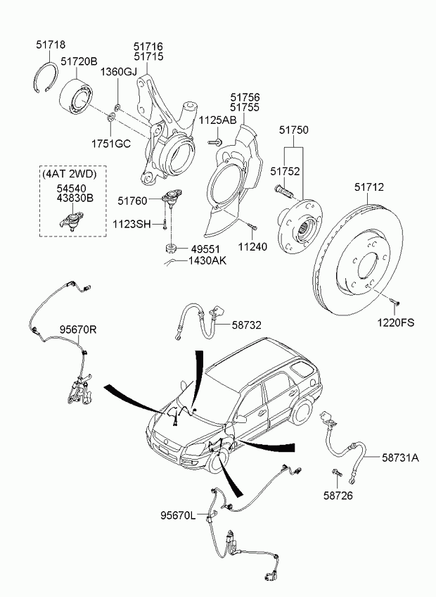 KIA 517120Z000 - Əyləc Diski furqanavto.az